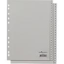 Intercalaires en plastique DURABLE, format A4 portrait, numérotés de 1 à 52, gris