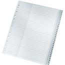 Intercalaires en plastique LEITZ®, numérotés 1-31 (31 feuilles), n° 1281
