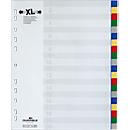 Intercalaires en PP DURABLE, 20 feuilles, ultra-large