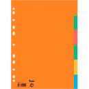 Intercalaires vierges bene, carton, format A4, 6 p.