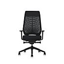 Interstuhl Bürostuhl Joyceis3 JC216, mit Armlehnen, Synchronmechanik, Flachsitz, Netzrücken, schwarz/schwarz