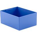 Inzetbak EK 6022 Q, PP, blauw, 10 stuks 