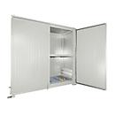 Isolierter Regalcontainer BAUER CEH 29-2 IBC, Stahl, Doppelflügeltor, B 3220 x T 1500 x H 3510 mm, weiß