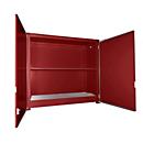 Isolierter Regalcontainer BAUER CEH 38-2, Stahl, Doppelflügeltor, B 4150 x T 1500 x H 3140 mm, rot