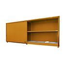 Isolierter Regalcontainer BAUER CEH 81-2, Stahl, Schiebetor, B 8400 x T 1550 x H 3190 mm, orange