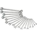 Jeu de clés mixtes Hazet 600N, 12 pièces, SW 10-22 mm, acier CV, double hexagone avec profil de traction