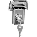 Jogo de Rodas e Fechaduras de Canhão para Caixas Aluminio