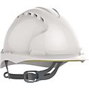 JSP Schutzhelm EVO®2, EN 397, HDPE, 6-Punkt-Gurtsystem, weiß, Kopfumfang 53-64 cm