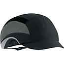 JSP stootpet Aerolite, EN 812, zwart, pieklengte 25 mm, maat 53-64 cm, schokabsorberende HDPE binnenzijde