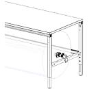 Juego de ejes para mesa de embalaje Hüdig+Rocholz System Flex, para anchura de mesa 1600 mm
