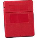 Justrite Dokumentenbox, Öffnung oben, L 318 x B 260 x H 57 mm, 0,9 Kg, rot