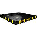 Justrite Leckage-Faltwanne XT, H 3050 x B 2440 mm, bis 2252 L, schwarz