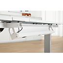 Kabelgoot - voor bureau B 1200 mm PLANOVA ERGOSTYLE - B 718 mm - wit - van ons merk Schäfer Shop Genius