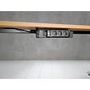 Kabelkanaal voor hoek- en aanbouwtafels