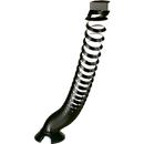 Kabelspirale, Ausziehhöhe 1300 mm, Ø 90 mm, vertikal bis zum Boden, universell, Kunststoff, schwarz