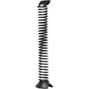 Kabelspirale, Ausziehhöhe 1300 mm, Ø 90 mm, vertikal bis zum Boden, universell, Kunststoff, schwarz