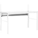 Kabelwanne Treston TPHCT180, für TPH718/918 & TPB918 Arbeitstische, B 1715 x T 45 x H 205 mm, Stahl, hellgrau
