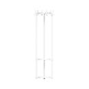 Kapstok Functionals KROK ROUND Chalk White, 36 haken, parapluhouder met lekbak, staal/aluminium/kunststof, wit