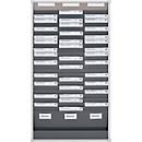 Karten-Sortiertafeln Eichner 9219 Serie, 1 – bis 3-reihig lieferbar, 3-spaltig, H 1350 x B 720 mm