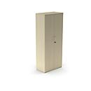 Kast met vleugeldeuren BEXXSTAR, 5 ordnerhoogtes, houten deuren, H 1895 mm, ahorn-decor