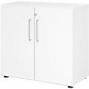 Kasten Breno, 2 OH, afsluitbaar, 28 kg per plank, B 800 x D 420 x H 748 mm, wit/wit