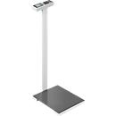 KERN Personenwaage MPL 200K-1P, BMI-Funktion, Wägebereich bis 250 kg, Glaswägeplatte, Stativ, AUTO-OFF-Funktion, Einheitenumschaltung, B 350 x T 350 x H 960 mm, schwarz/weiß