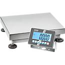 KERN SXC 10K-3L – Edelstahl-Plattformwaage, Wägebereich 15 kg, Ablesbarkeit 0,001 kg, IP68, großes LCD-Display