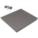 KERN vloerweegschaal BIC 600K-1, B 1200 x D 1500 x H 108 mm, 300/600 kg, afleesbaarheid 0,1/0,2 kg, LCD-display, hold-functie, zwart