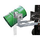 Kiepbak BAUER FD-K met ketting, staal, B 1100 x D 1245 x H 610 mm, gegalvaniseerd