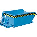 Kiepbak Bauer Mini type MGU 230, hoogte kiepzijde 350 mm, blauw