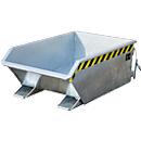 Kiepbak Bauer Mini type MGU 270, hoogte kiepzijde 350 mm, 270l inhoud, gegalvaniseerd