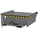Kiepbak Bauer Mini type MGU 460, laag model, 460 l inhoud, grijs