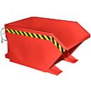 Kiepbak type GU, 500 liter, rood