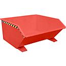 Kiepbak type GU, 750 liter, rood