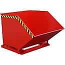 Kiepcontainer KK 1000, rood (RAL 3000)