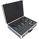 Kit radio Kenwood ProTalk TK-3701D, 3 pièces, sans licence, analogique/numérique, 48 canaux, jusqu'à 9 km, jusqu'à 18/16 h, IP54/55, dans valise en aluminium, noir