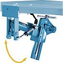Klap- en hoogteverstelmechanisme voor klemmen, breedte 120 mm