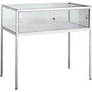 Klassieke tafelvitrine met aluminium profiel