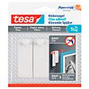 Klebenagel tesa®, für Tapete & Putz, Haftkraft bis 1 kg, ablösbar, 2 Stück