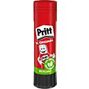 Klebestift PRITT, 22 g, anwendbar bei Papier/Pappe/Fotos, umweltschonend, auswaschbar bei 20° C, farblos