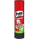 Klebestift PRITT, Multipack 5 x 43 g, anwendbar bei Papier/Pappe/Fotos, auswaschbar bei 20° C, farblos