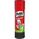 Klebestift PRITT, Multipack 6 x 22 g, anwendbar bei Papier/Pappe/Fotos, auswaschbar bei 20° C, farblos