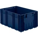 Kleinladungsträger R-KLT 6429, Polypropylen, B 600 x T 400 mm, bis 20 kg, dunkelblau