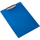 Klembord, A4, kunststof, met ophangoog, blauw