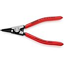 KNIPEX borgveertang A 0, voor assen Ø 3-10 mm, rechte punten, chroom-vanadium-staal, zwart geatramenteerd