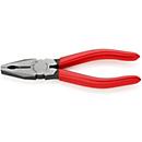 KNIPEX Combinatietang, L 160 mm, gepolijste kop, kunststofbekleding, voor kabel-Ø 10 mm, DIN ISO 5746