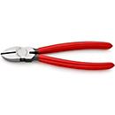 KNIPEX Seitenschneider 180 mm, Kopf poliert, Vanadin-Elektrostahl, Kunststoffgriff, max. Ø 4 mm Cu-Draht