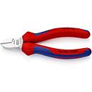 KNIPEX Seitenschneider, L 140 mm, Kopf verchromt, Vanadin-Elektrostahl, Mehrkomponenten-Hüllen, DIN ISO 5749