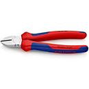 KNIPEX Seitenschneider, L 180 mm, Kopf verchromt, Vanadin-Elektrostahl, Mehrkomponenten-Hüllen