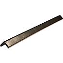 Knuffi® corner protection profiles type H, 1 m piece, black